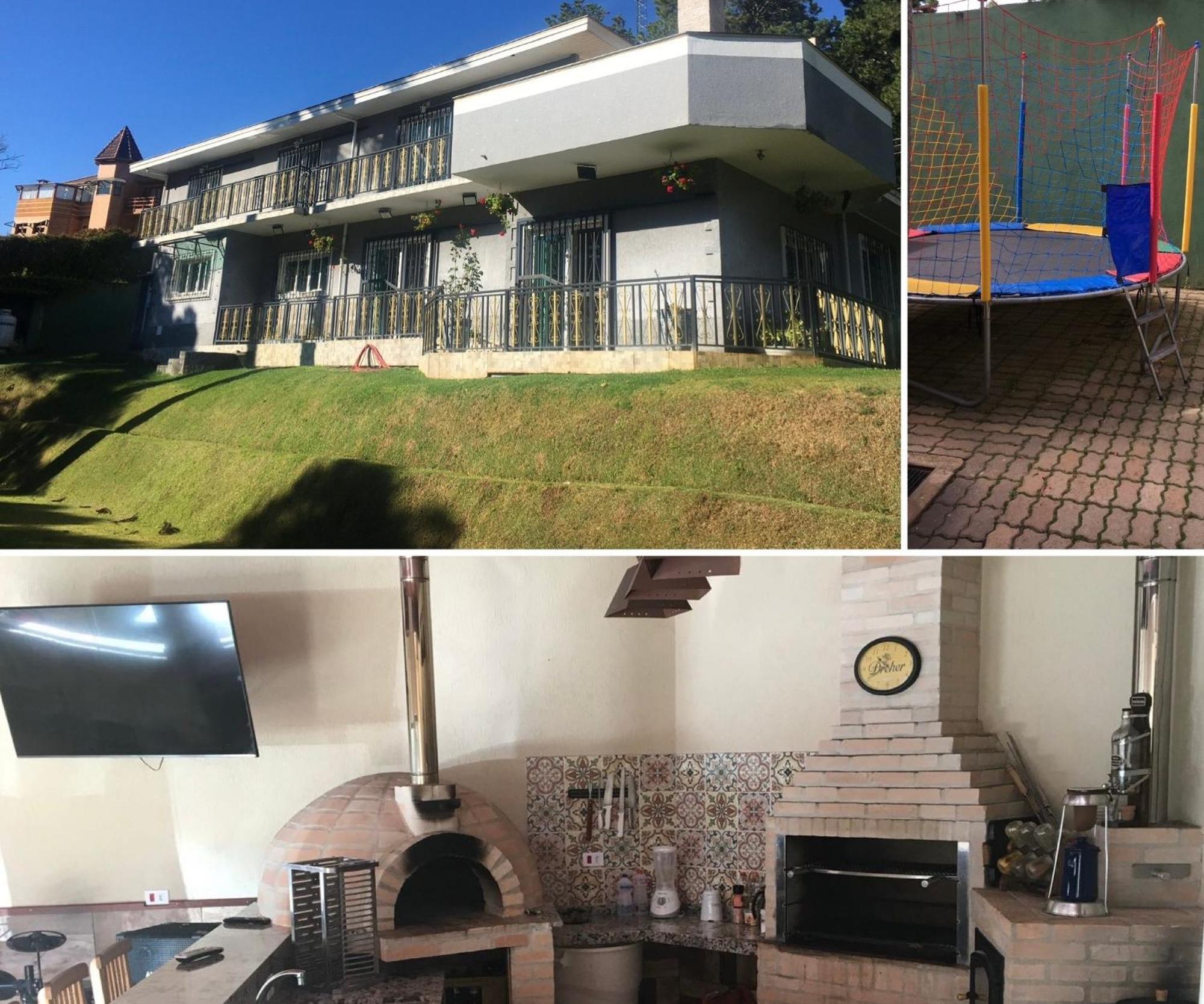 Excelente Casa, Bairro Nobre Em Campos Do Jordao Villa Luaran gambar